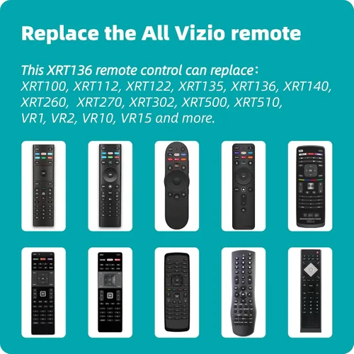 Miniatura 3 de ORQRQO XRT136 - Control remoto de repuesto para todos los controles remotos VIZIO Smart TV, para serie D, serie E, serie M, serie P, serie PX, serie