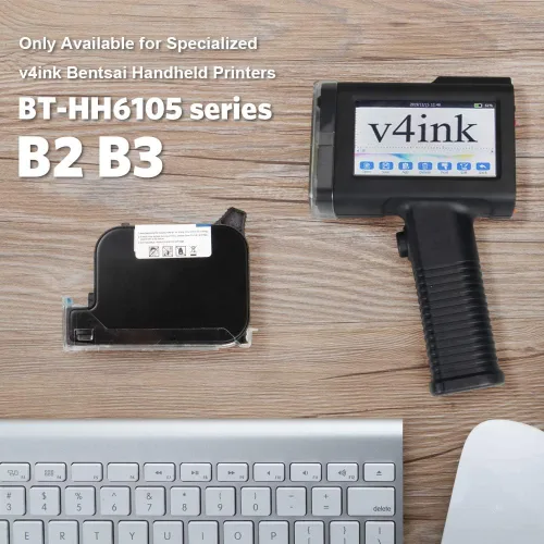Miniatura 2 de v4ink Bentsai BT-2581P - Cartucho de tinta cian, 1.4 fl oz, repuesto de tinta de secado rápido para impresora de inyección de tinta portátil