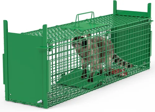 Miniatura 14 de Trampa humana para ratones, atrapa y libera, trampa unidireccional para roedores para uso en interiores y exteriores, trampa humana para ratas