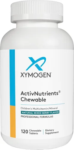 XYMOGEN ActivNutrients - Multivitamínico masticable para niños para apoyar el bienestar, antioxidante y soporte de micronutrición, sin OMG y sin
