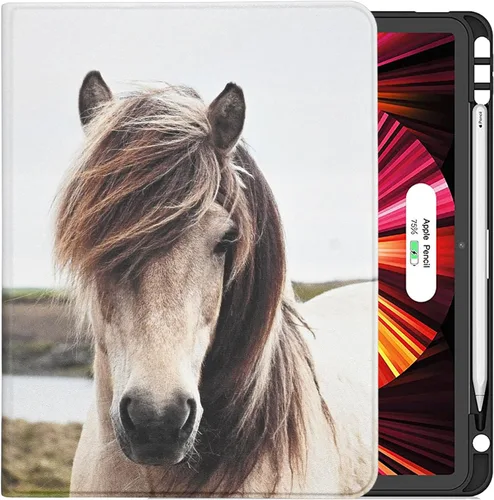 Miniatura 12 de Funda giratoria para iPad (A16) 11ª generación de 11 pulgadas (2025), iPad 11ª generación de 10.9 pulgadas (2022), funda tipo cartera de piel PU