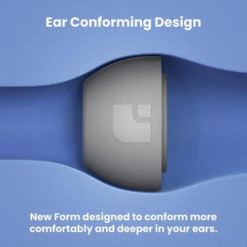Miniatura 5 de Almohadillas de espuma viscoelástica prémium para AirPods Pro 1° y 2° generación, 3 pares, versión Black Magic 6.0, cómodas, seguras, mejor Gris