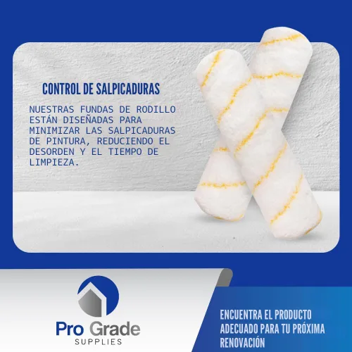 Miniatura 7 de Pro Grade - Cubiertas de rodillos de pintura - Paquete de 5 de microfibra de 1/2 x 9 pulgadas