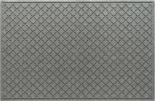 Bungalow Flooring Waterhog - Tapete para puerta, 4 x 6 pies, fabricado en Estados Unidos, duradero y decorativo, antideslizante, interior/exterior,
