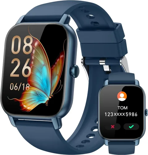 Miniatura 11 de Relojes inteligentes para hombres y mujeres, rastreador de actividad física con contador de actividad/monitor de sueño, reloj inteligente