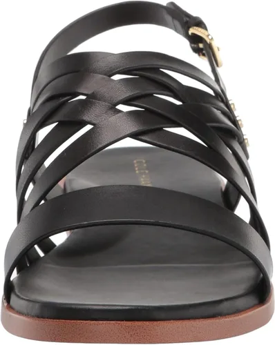 Miniatura 2 de Cole Haan Sandalias planas Francie para mujer, Wr Marine Blue - Gamuza acolchada