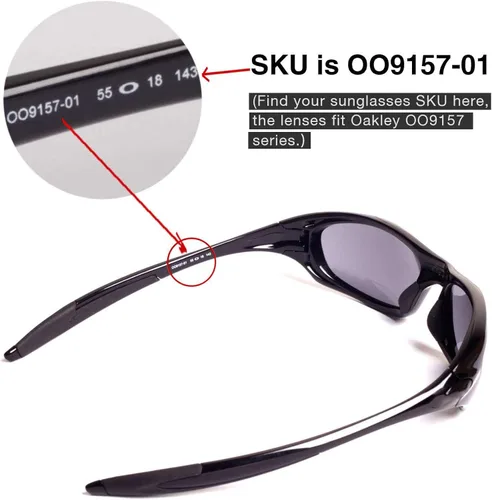Miniatura 6 de Walleva - Lentes de repuesto para gafas de sol Oakley New Twenty (2012 y después), 8 opciones disponibles
