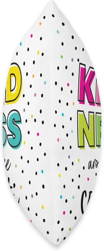 Miniatura 2 de Carson Dellosa Education Happy Place Kindness Around Like - Almohada de confeti, 16 x 16 pulgadas, multicolor