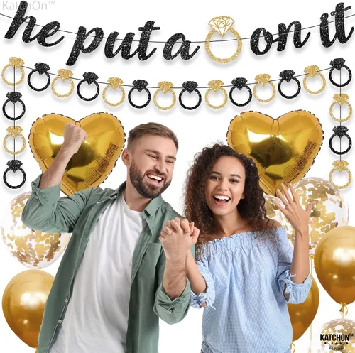Miniatura 8 de KatchOn, Cartel con texto en inglés «He Put a Ring On It»