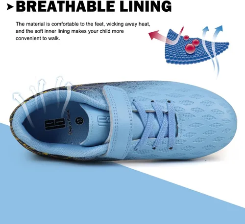 Miniatura 5 de brooman Zapatos deportivos de fútbol para niños y niñas, para exteriores
