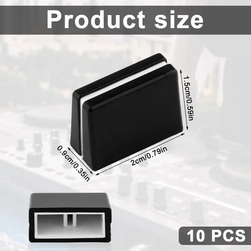 Miniatura 2 de 10 tapas Fader Taps, Fader Caps Mezclador Slider Fader Perillas para Pioneer DJM350, 400, 500, 700, 750, 800, 850, 900NEXUS, 900SRT, 900NXS2, 2000