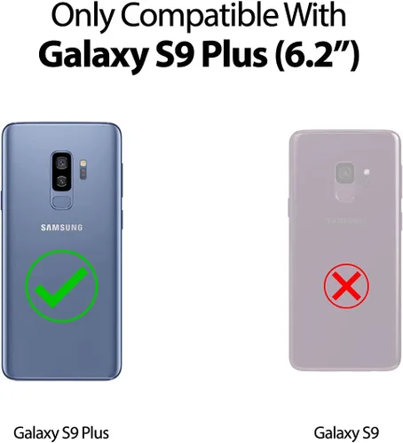 Miniatura 6 de GOOSPERY Funda de silicona líquida para Galaxy S9 Plus (2018) Silky-Soft Touch Full Body Protection Funda a prueba de golpes con forro de microfibra