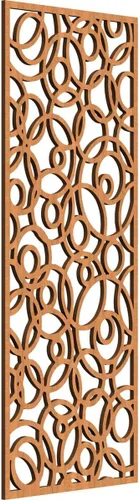 Miniatura 8 de Latrobe Paneles de pared decorativos de madera con calado, 9 3/8 pulgadas de ancho x 24 3/8 pulgadas de alto x 3/8 de alto, roble rojo rojo (Red Oak)