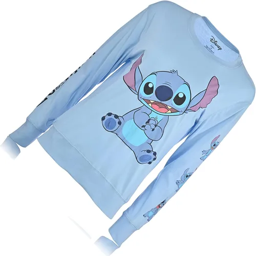Miniatura 4 de Lilo and Stitch - Camisa de manga larga para mujer, diseño clásico de Lilo y puntada, con estampados de manga