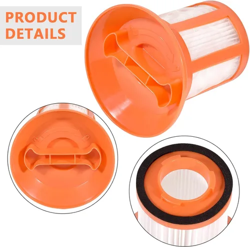 Miniatura 7 de HIFROM Filtro de repuesto compatible con Bissell sin bolsa 6489 64892 64894 10M2 filtro de aspiradora, kit de filtro de taza de suciedad