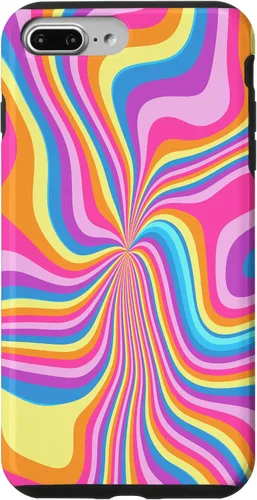 Miniatura 10 de iPhone 12 mini Groovy Liquid Swirl Retro 70's 80's Trippy Psychedelic Phone Case