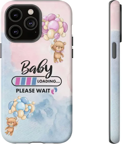 Miniatura 44 de Cute Baby Loading Phone Case for iPhone Models and Variants - Sweet Maternity Phone Cover for Pregnancy Reveal or Baby Shower Matte