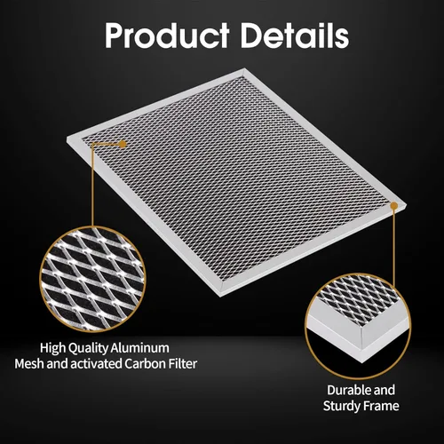 Miniatura 4 de 97007696 - Filtro de ventilación de campana extractora para campana extractora Broan Nutone 41F, 97007696, 9700568, 6105C Campana de ventilación