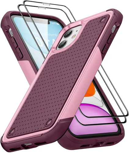 Miniatura 428 de Jeylly Funda para iPhone SE/Funda para iPhone 5S, Exterior de Plástico Duro que Absorbe Golpes + Interior de Silicona de Goma Defensor contra