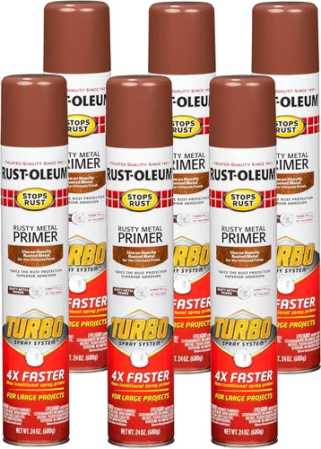 Miniatura 10 de Pintura en aerosol para detener la corrosión de metales llanos oxidados Rust-Oleum 7769830, 12 onzas., 7769830