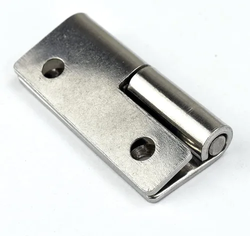 Miniatura 3 de 4 bisagras pequeñas de acero de 2 pulgadas de largo, bisagras de puerta elevables, tapa para diestros, bisagra de bandera de acero inoxidable