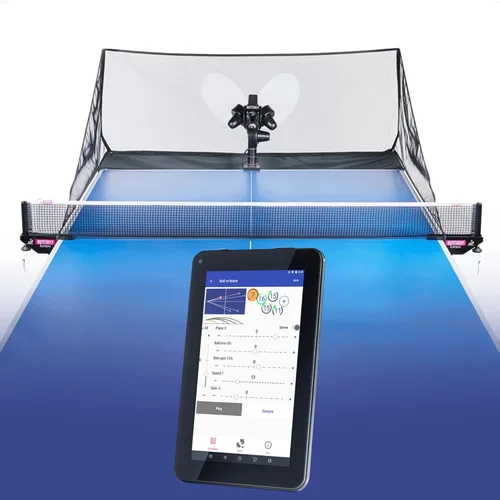 Miniatura 4 de Butterfly Amicus Prime - Robot de tenis de mesa El mejor lanzador de pelotas para tu mesa de ping pong Bolsa de transporte gratis, control
