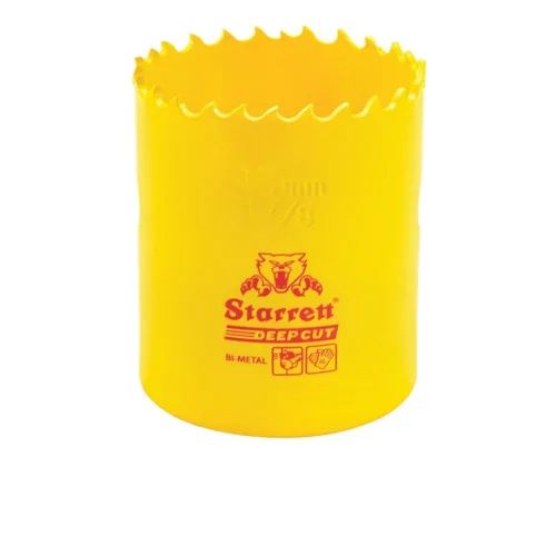 Miniatura 34 de Starrett DCH0136-G - Sierra perforadora bimetálica de corte profundo con dientes HSS resistentes a la abrasión - Ideal para cortar metal, acero