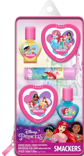 Miniatura 9 de Lip Smacker Princess Glam Bag - Juego de maquillaje, bálsamo labial, brillo labial, esmalte de uñas, loción Colección Princess Glam