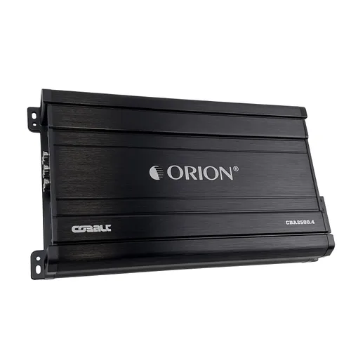 ORION - Amplificador de clase A/B de 4 canales Cobalt Series CBA2500.4 para estéreo de audio de automóvil, 2500 vatios de alto rendimiento, 2/4 Negro