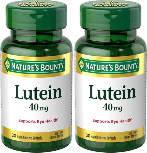 Miniatura 8 de Suplementos de luteína Nature's Bounty, píldoras para la salud ocular y vitaminas, apoyan la salud de la visión, 40 mg, 30 cápsulas blandas