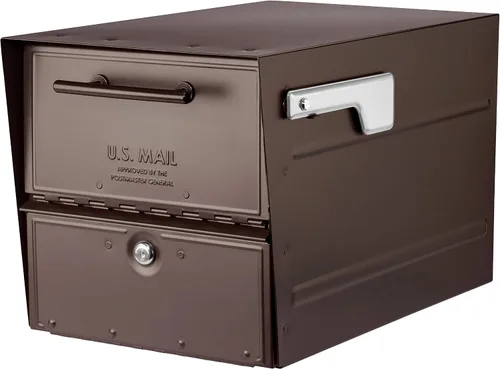 Miniatura 14 de Architectural Mailboxes Oasis® Eclipse™ Buzón Seguro con Cerradura Aprobado por USPS, Resistente, Anti-Robo de Acero Montado en Poste para Exterior
