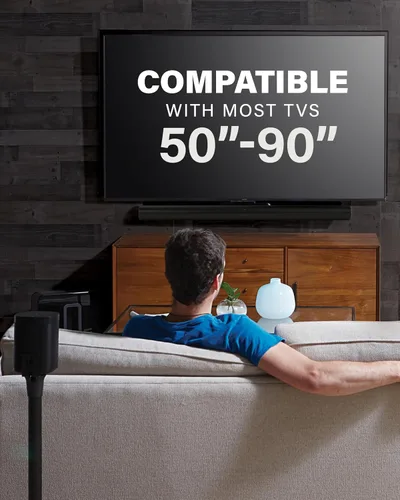 Miniatura 4 de SANUS Soporte de TV para barra de sonido Sonos Arc y Sonos Arc Ultra - Profundidad ajustable para Dolby Atmos - Soporte universal para televisores