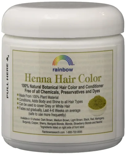 Miniatura 2 de Rainbow Henna - Tinte para el cabello castaño oscuro persa, 4 onzas, (paquete de 2)