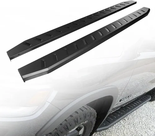 Miniatura 10 de ONINE Tubular - Estribo negro texturizado de 7 pulgadas, ajuste personalizado, para Chevy Colorado/GMC Canyon Crew Cab 2015-2026, barra Nerf