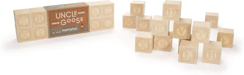 Miniatura 4 de Bloques Alphablank Uncle Goose en mayúsculas, hecho en EE. UU