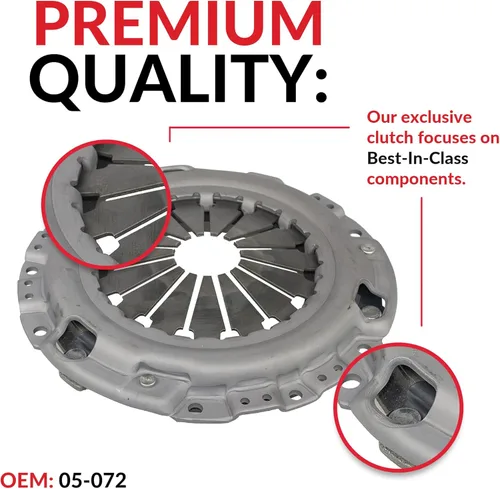 Miniatura 2 de Kit de embrague compatible con Elantra Soul 2u 4u Exclaim Plus Sport Blue Gl Gls L Limited Touring Se 2007-2012 2.0L l4 GAS DOHC aspirado