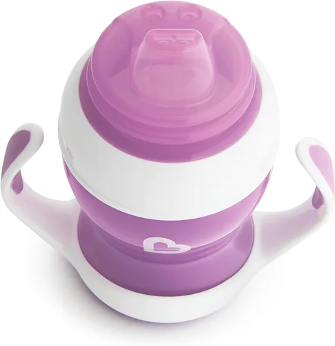 Miniatura 4 de Munchkin® Gentle™ Transition Sippy Trainer - Vaso de 4 onzas, paquete de 2, morado Púrpura