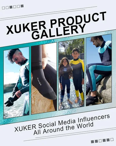 Miniatura 5 de XUKER Calcetines de neopreno, 0.118 in Playa Voleibol Arena Fútbol Agua Traje Calcetines para Buceo Snorkeling Kayak Remo