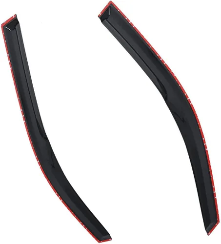 Miniatura 3 de Viseras adhesivas de ventana compatibles con Honda Civic Coupe 2012-2015 serie 2 puertas, deflector de ventana, protector de lluvia ahumado