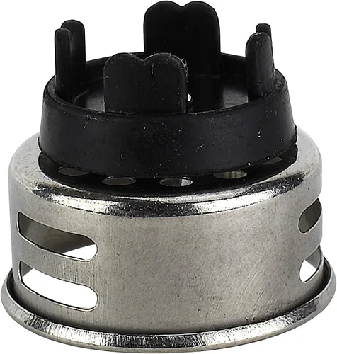 Miniatura 6 de Plumb Pak Keeney - Colador de fregadero de acero inoxidable Junior Duo de 878 piezas con canasta, se adapta a aberturas de 2 o 2-1/2 pulgadas, cromo