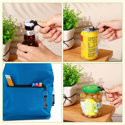 Miniatura 3 de FoldTier 50 llaveros para abridor de botellas a granel con texto en inglés "Thank You", regalos de boda, para invitados, abridor de botellas