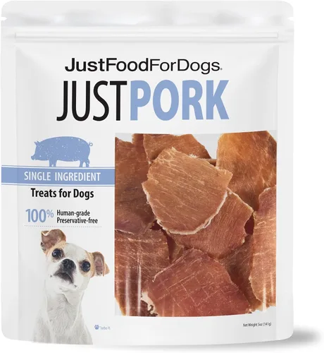 Miniatura 10 de JustFoodForDogs - Golosinas saludables de pechuga de pollo para perros, golosinas de un solo ingrediente, fabricadas en los Estados Unidos, 5 oz