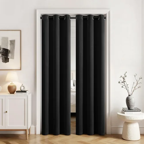 Miniatura 46 de MIULEE Cortinas opacas para dormitorio o sala de estar, juego de 2 paneles de cortina para ventana con aislamiento térmico y bloqueo de luz