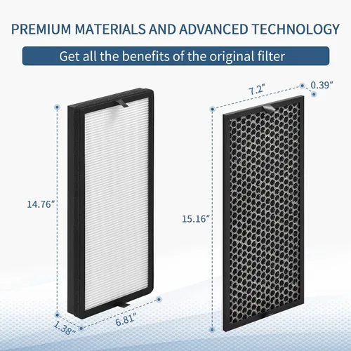 Miniatura 5 de Filtros de repuesto PU4020 compatibles con Rowenta Intense Pu-re Air PU4020 Air Puri-fier Modelo PU4020F1 PU4010 PU4015 PU4025, 2 XD6074 H13 HEPA
