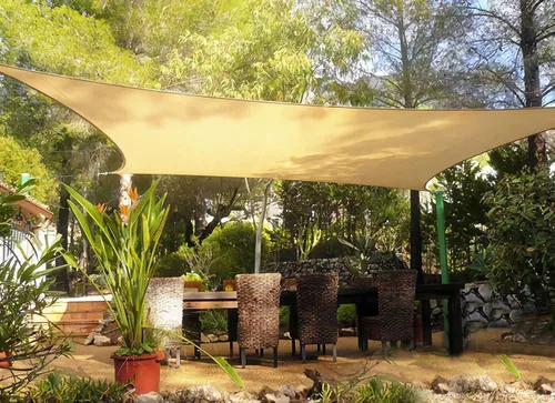 Miniatura 10 de Coconut - Toldo para patio, cubierta de tela para exteriores, toldo de tela para pérgola, patio trasero, jardín, garaje abierto Arena