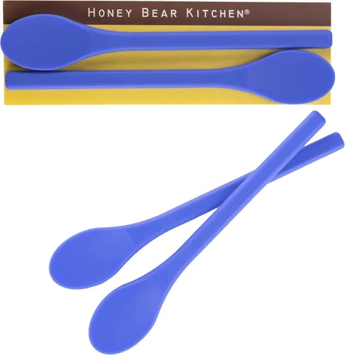 Miniatura 14 de Honey Bear Kitchen Cuchara agitadora de silicona (juego de 2, gris piedra) para café y té Gris Stone