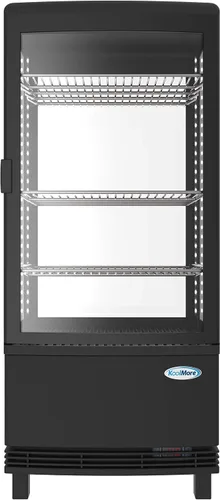 Miniatura 2 de KoolMore Refrigerador de pantalla CDCU-3C-BK, negro, 3 pies cúbicos