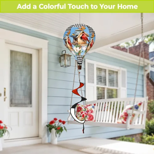 Miniatura 3 de Briarwood Lane Bless This Home Cardinal - Globo giratorio de aire caliente