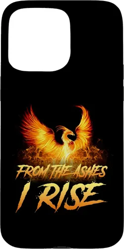 Miniatura 30 de Funda de regalo motivacional para iPhone 13 Pro Max From the Ashes I Rise Phoenix Bird