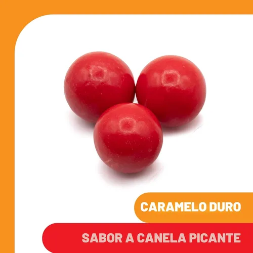 Miniatura 3 de Spicy Cinnamon Jawbreakers - Paquete a granel de 2 libras (160 unidades) - Caramelo duro de canela - Golosina nostálgica ardiente envuelta